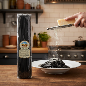 ANTICO PASTIFICIO GARGANO Mürekkep Balığı Spaghetti 500 Gr X 20 Ad