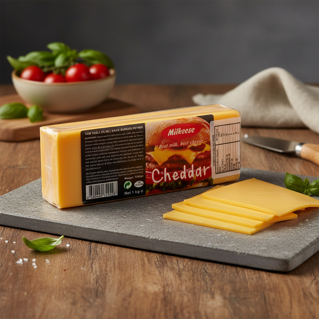 MILKEESE Sliced Cheddar 1 Kg X 5 Pcs