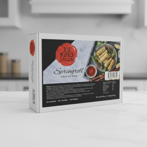 KING CROWN Vegetable Spring Rolls 15 g x 50 pcs. x 1 pack; 40 g x 19 pcs. x 1 pack